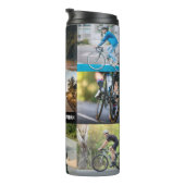 Life Behind Bars Personaliseer Afbeeldingen Fietsl Thermosbeker (Geroteerd rechts)