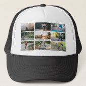 Life Behind Bars Personaliseer Afbeeldingen Fietsl Trucker Pet (Voorkant)