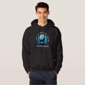 Life Better Border Terrier Blue Dog Ma Da Hoodie (Voorkant volledig)