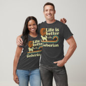 Life Better Goberian Dog mama Dad T-shirt (Unisex)