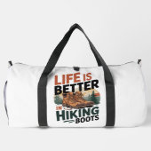 Life Better In Hiking Boots Plunjezak (Achterkant)