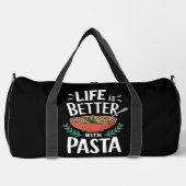 Life Better With Pasta Bowl Plunjezak (Voorkant)