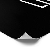 Life Brocs Funny Veggie Broccoli Pun Dark BG Poster (Hoek)