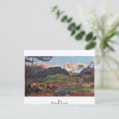 Life by Segantini Giovanni Briefkaart (Staand voorkant)