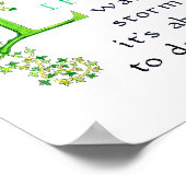 Life calligraphy quotation poster (Hoek)