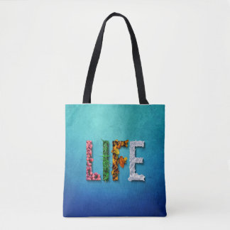 Life Canvas tas Vrouw Blauw Sky Water Fruit Food S