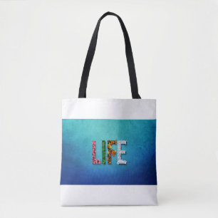 Life Canvas tas Vrouw Blauw Sky Water Fruit Food S
