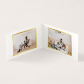 Life Celebration Elegant en Graceful Funeral Kaart (Binnen)