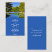 Life Celebration Landscape Begrafenis Kaart Visitekaartje (Voorkant / Achterkant)