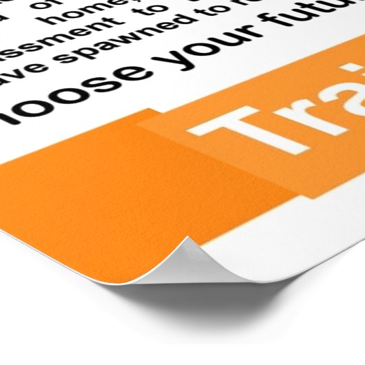 Life Choose Poster (Hoek)