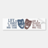 LIFE-citaat bumpersticker (Voorkant)