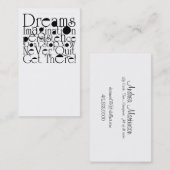 Life Coach-adviseur Visitekaartje (Voorkant / Achterkant)