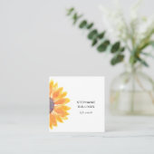 Life Coach Botanisch Vierkante Visitekaartje (Staand voorkant)