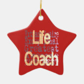 Life Coach buitengewoon Keramisch Ornament (Voorkant)