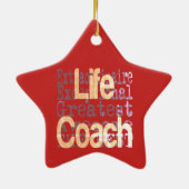 Life Coach buitengewoon Keramisch Ornament (Achterkant)