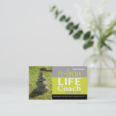Life Coach Center - Persoonlijke doelen Motivatie Visitekaartje (Staand voorkant)