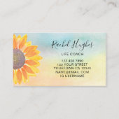 Life Coach Colorful Floral Visitekaartje (Voorkant)