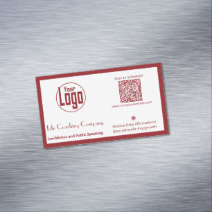 Life Coach Company Logo Visitekaartje Magnet Magnetisch Visitekaartje