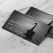 Life Coach Counselor Elegant Black Swan Visitekaartje