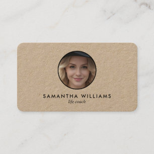 🛤️ Life Coach Custom QR Foto Visitekaartje