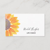Life Coach Floral Visitekaartje (Voorkant)