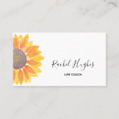 Life Coach Flower Visitekaartje (Voorkant)