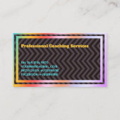 Life Coach Foto Visitekaartje (Achterkant)