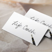 Life Coach Free Handwrite-script Visitekaartje