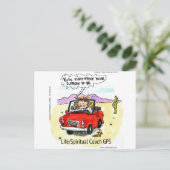 Life Coach GPS Briefkaart (Staand voorkant)