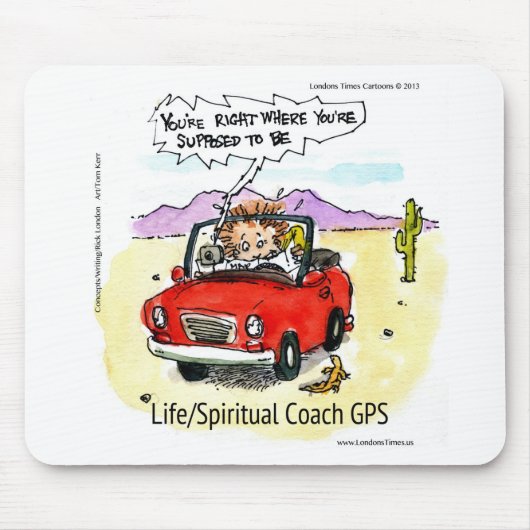 Life Coach GPS Muismat (Voorkant)