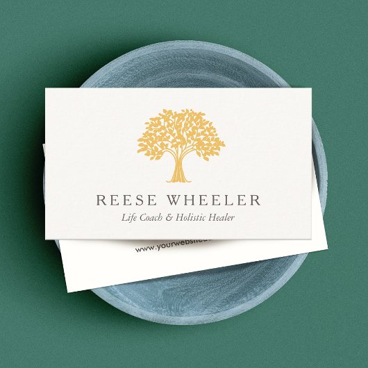 Life Coach Health and Wellness Tree Visitekaartje