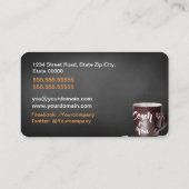 Life Coach, health coach, schrijver Visitekaartje (Achterkant)