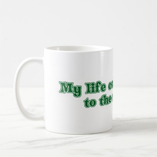 Life Coach-Humor Koffiemok (Links)