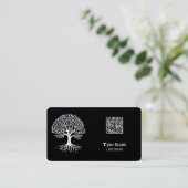 Life Coach Premium QR Visitekaartje (Staand voorkant)