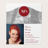 Life Coach Professional Networking Kaart (Buitenkant ongevouwen)