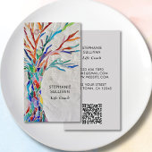 Life Coach QR Code Tree of Life Visitekaartje