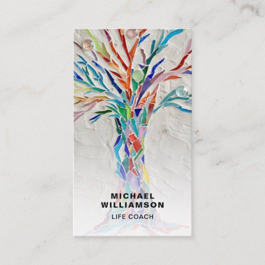 Life Coach QR-code Visitekaartje (Voorkant)