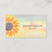 Life Coach QR Code Waterverf Visitekaartje (Voorkant)