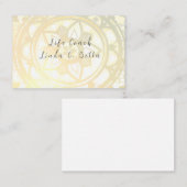 Life coach, Reiki, Counselor, Visitekaartjes (Voorkant / Achterkant)