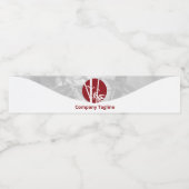 Life Coach Small Business - Aangepaste tekst & Log Waterfles Etiket (Enkel label)