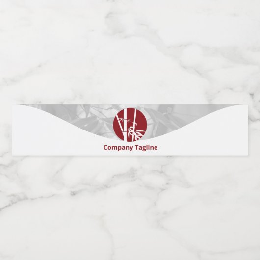 Life Coach Small Business - Aangepaste tekst & Log Waterfles Etiket (Enkel label)