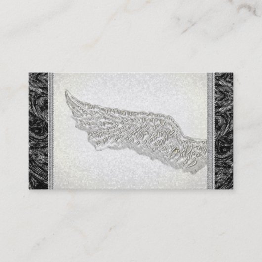 Life Coach Spirituele Angel Wing visitekaartjes (Voorkant)