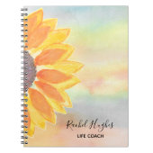 Life Coach Sunflower Colorful Notitieboek (Voorkant)