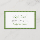 Life Coach Text Swash Advieskaart (Voorkant)