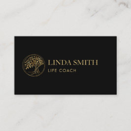 Life Coach Therapist Spa Wellness Cosmetics Tree B Visitekaartje