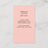 Life Coach Tree of Life Coral Visitekaartje (Achterkant)