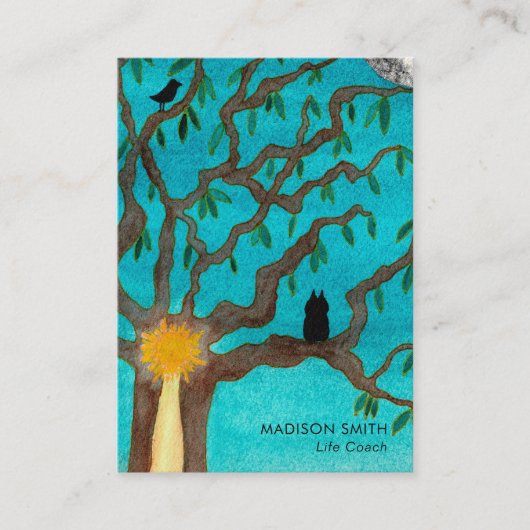 Life Coach Tree of Life Social Media Visitekaartje (Voorkant)