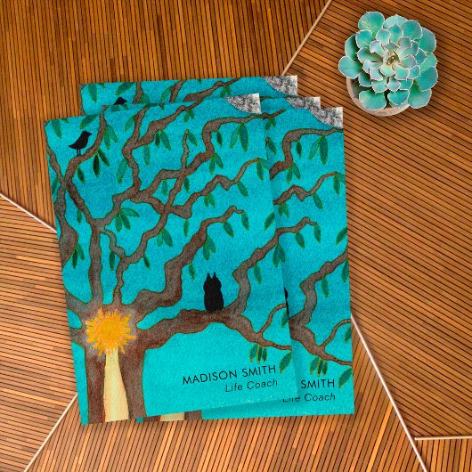 Life Coach Tree of Life Social Media Visitekaartje