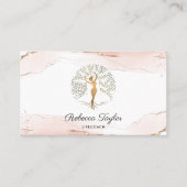 life coach tree of life therapeut genezer wellness visitekaartje (Voorkant)