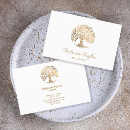 life coach tree of life therapeut yoga genezer bus visitekaartje